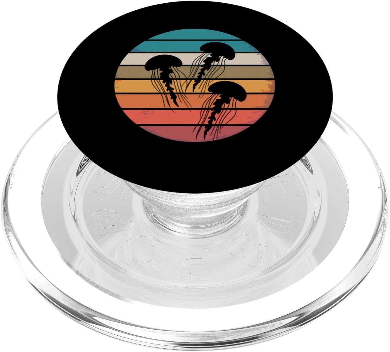 Jellyfish Art for Men Women Kids Sea Creature Jellyfish PopSockets PopGrip for MagSafe
