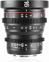 MEIKE 16mm T/2.2 マニュアルフォーカス シネマレンズ Amazon | Meike 16mm t2.2 大口径マニュアルフォーカスプライム