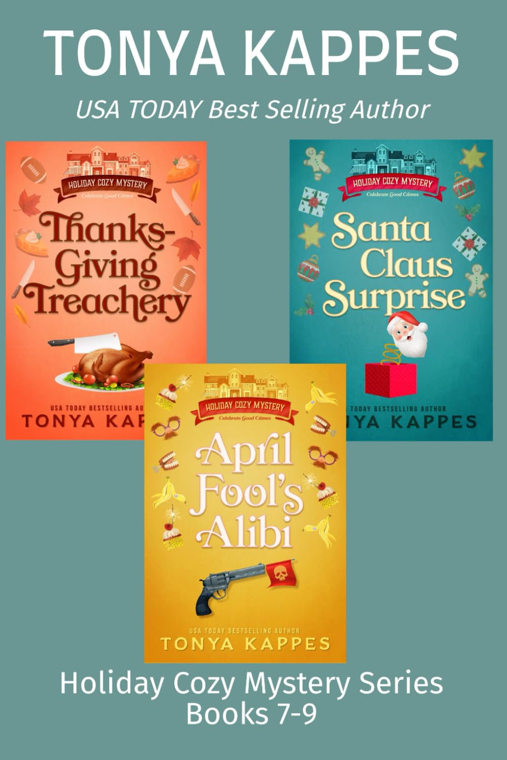 Holiday Cozy Mystery Series Collection Books 7-9 (Tonya Kappes Books Cozy Mystery Collections)