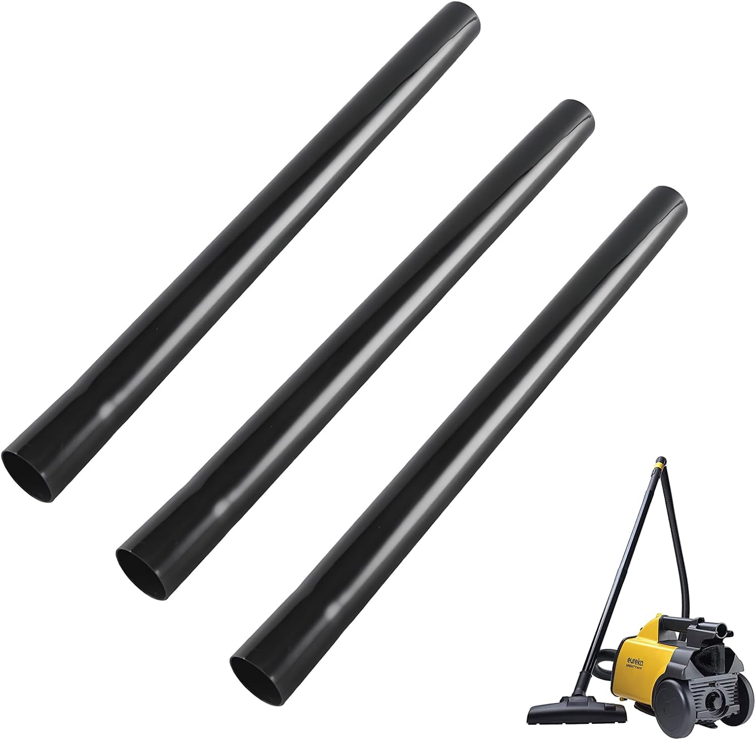Vacuum Extension Tube Wand Hose Replacement for Eureka 3670M 3670 3680 3670G 3670H 3672 3673 3674 3682 Series Canister Vacuum Attachments and Parts 17inch/44cm -2Pack