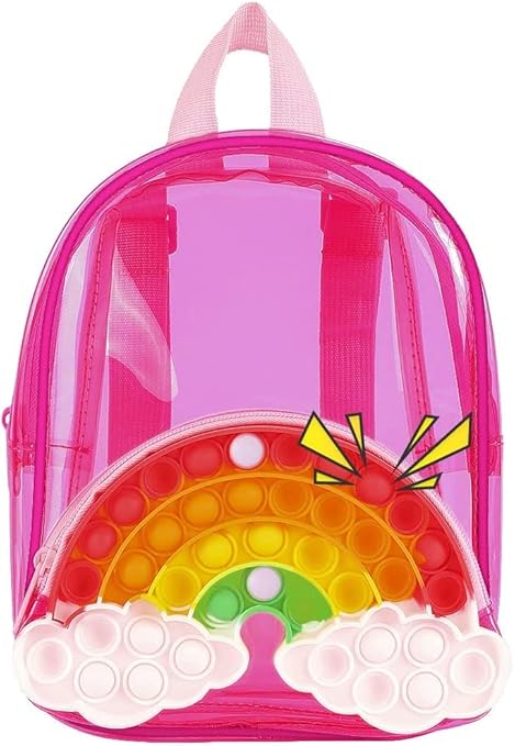 Amazon ストレス解消おもちゃバックパック かわいい カラフル 虹 洗える可能 スクイーズ おもちゃ