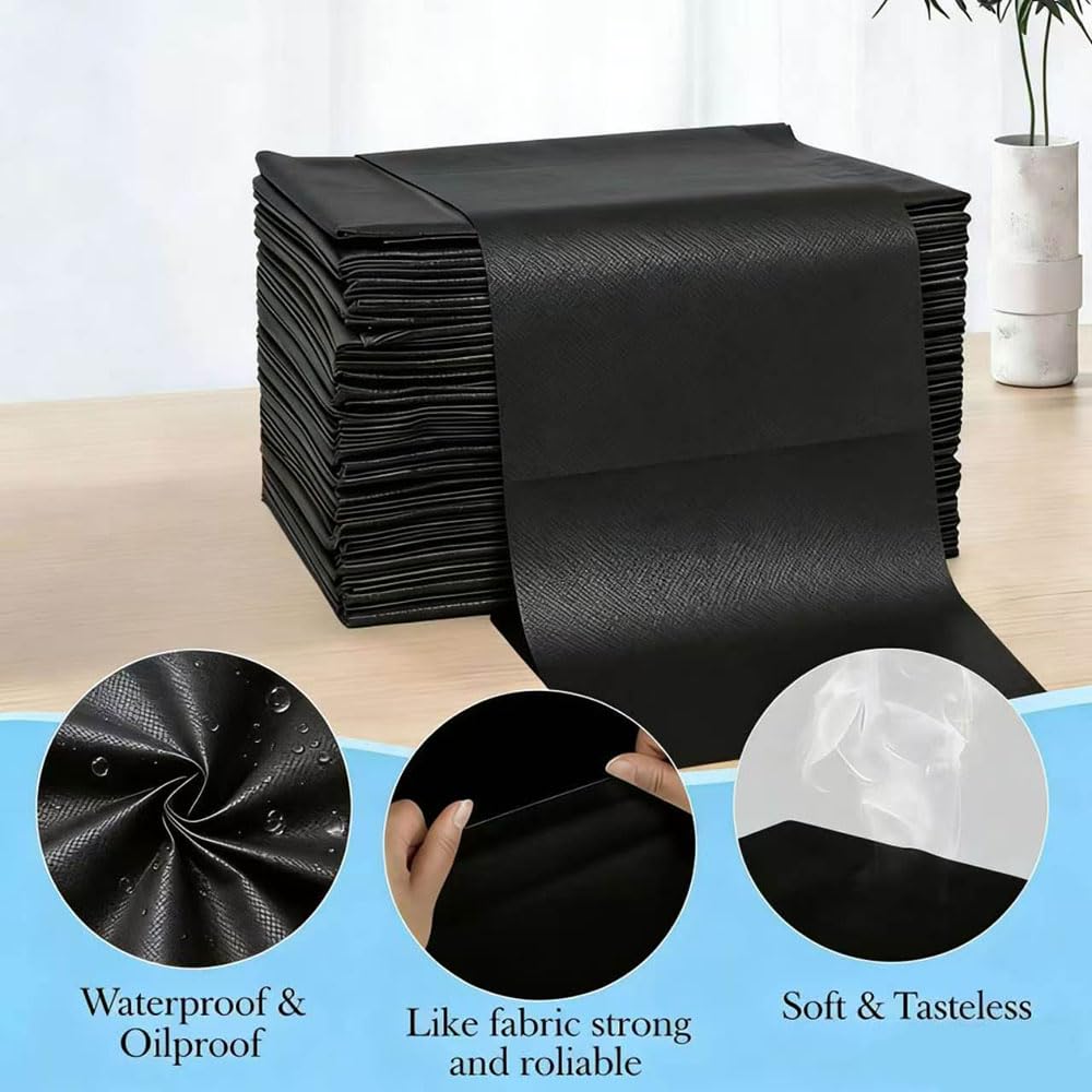 100 sábanas desechables de 31.5 x 71 pulgadas, con revestimiento no tejido, impermeables y a prueba de aceite, higiénicas y cómodas para masajes, tatuajes, belleza, spa, transpirables y duraderas