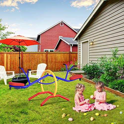 Yccheng Seesaw Teeter Totter Outdoor Seesaw For Kids Home Playground Backyard Teeter Totter Set Equipment #TOP3