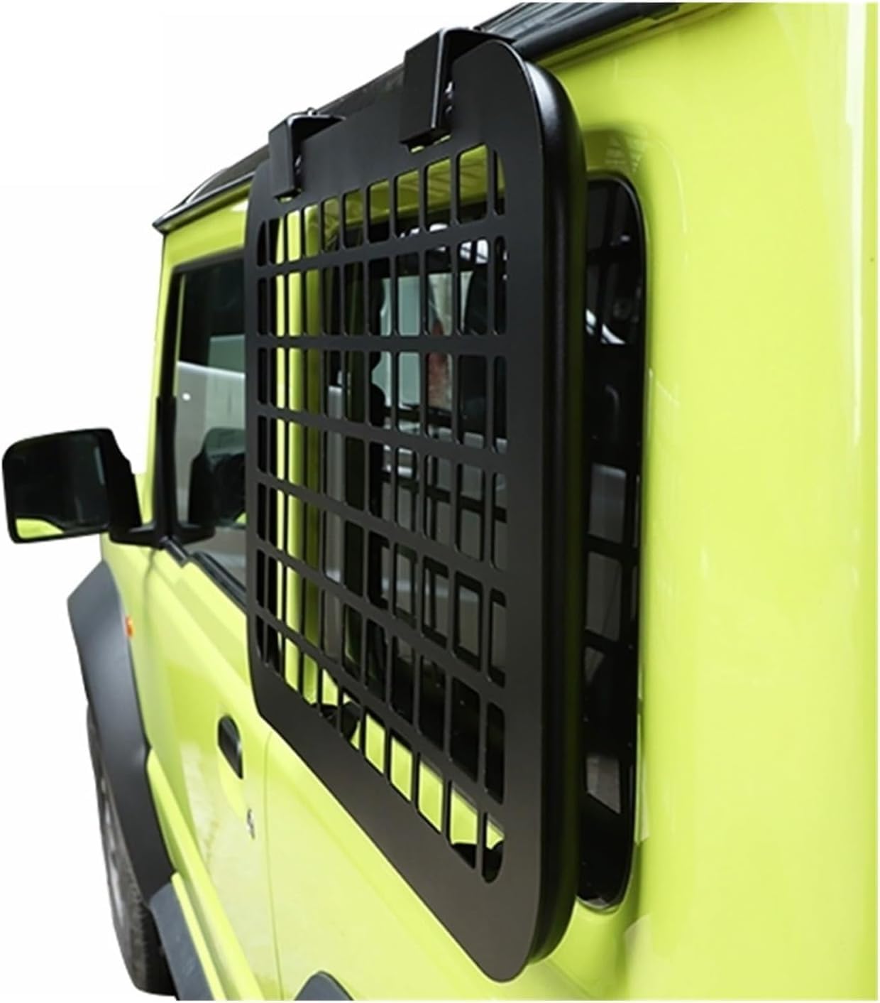Rear Window Glass Armor Compatible with 2019-2025 Suzuki Jimny Back Side Window Molle Storage Panel Flank Cargo Rack Shelf Car Exterior Accessories