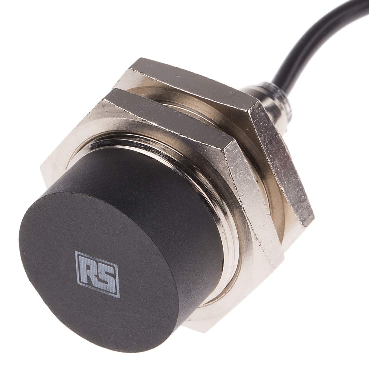 RS PRO, Sensor de proximidad cilíndrico M30 PNP 15 mm, 10 → 30 Vdc / 200 mA.