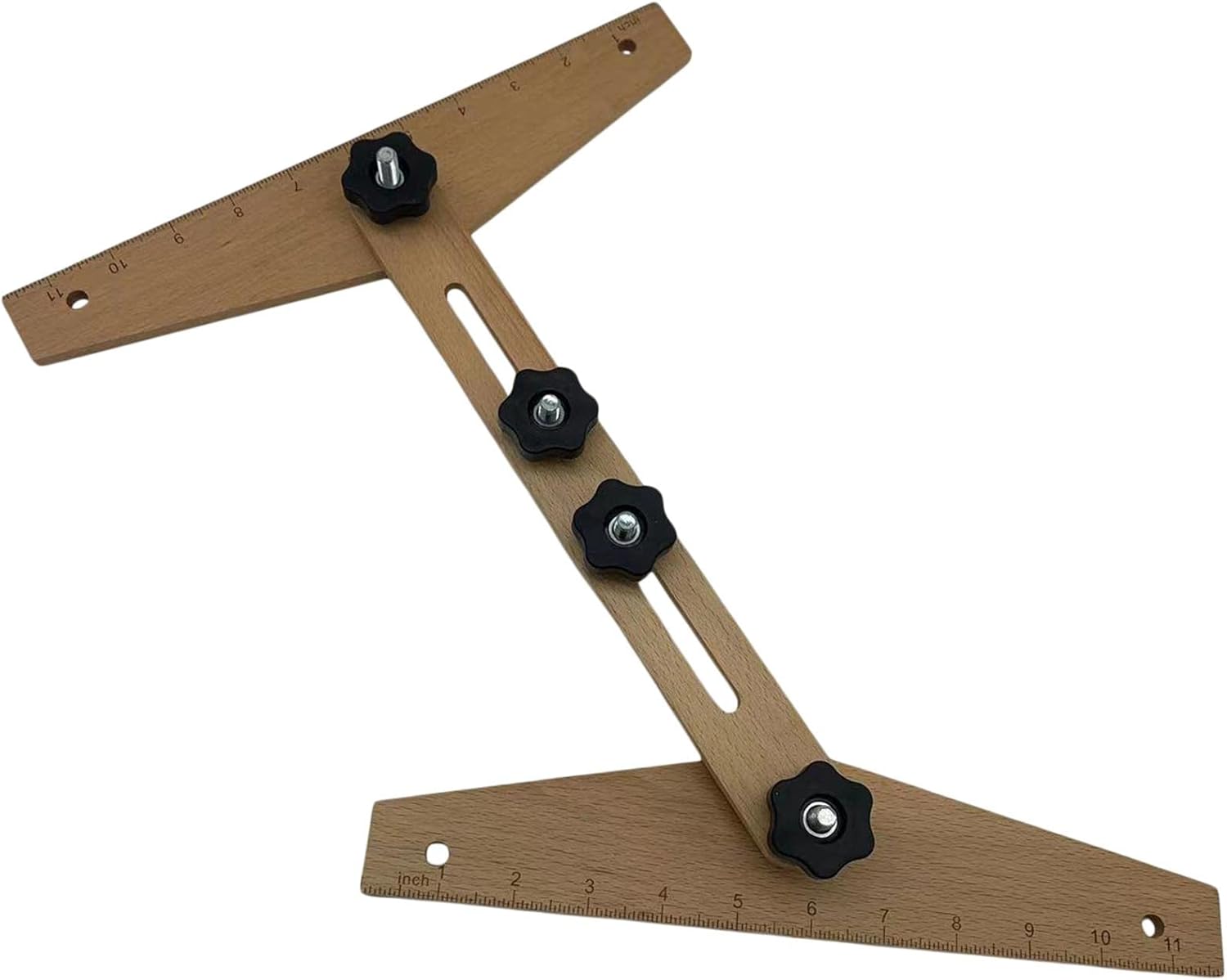 MYJA Stair Tread Template Tool Zinc Plated Steel Stair Treads Measuring Tool for Stairs