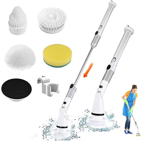 Keimi Electric Spin Scrubber: Effortless Cleaning Revolution