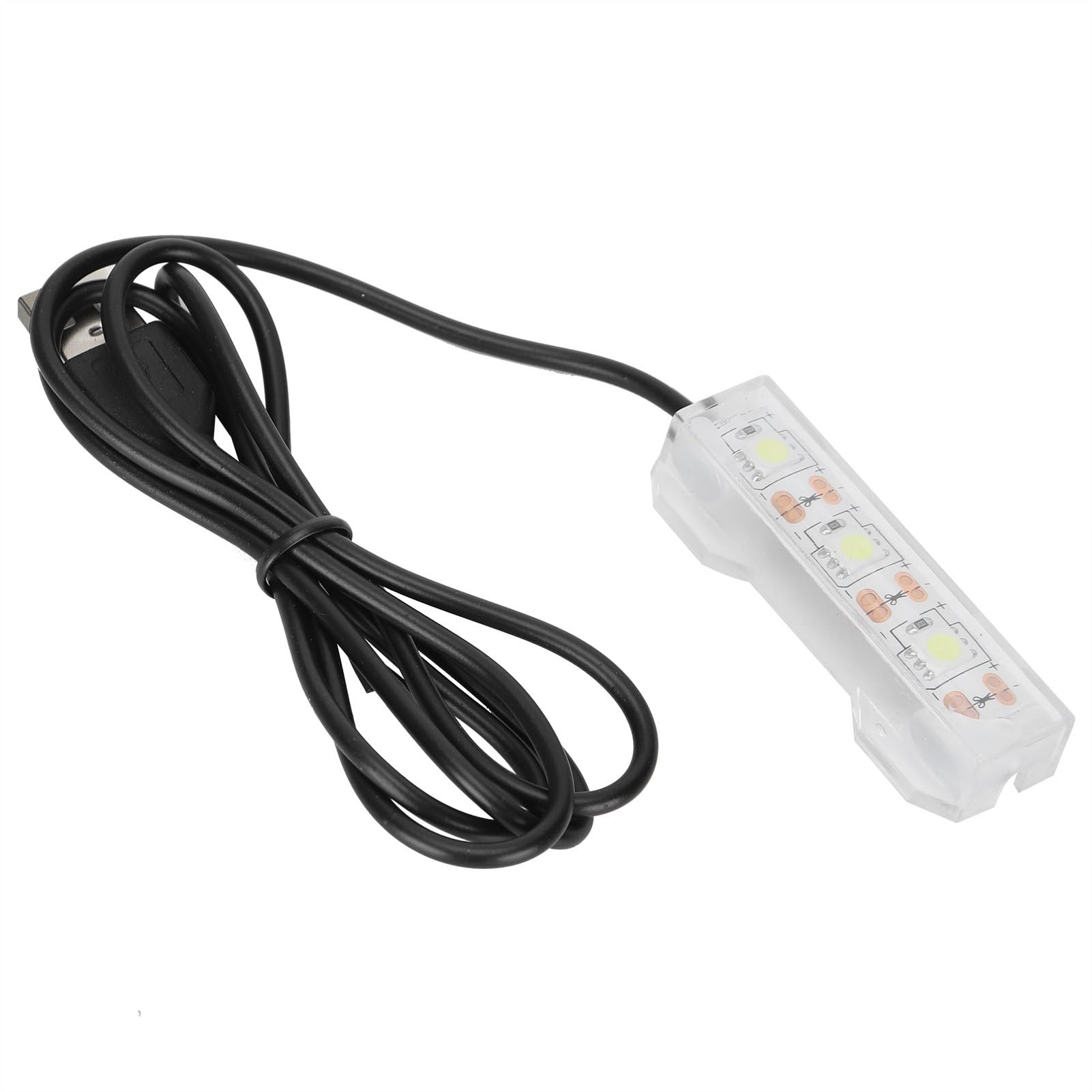 Mini Aquarium LED Beleuchtung Licht, Aquarium Leuchte Hohe Beleuchtungsintensität Aquarienbeleuchtun Aquarium Lampe Aquarienleucht Unterwasser LED-Lichtbalken für Fische Tank Fisch Pflanze 6x2cm