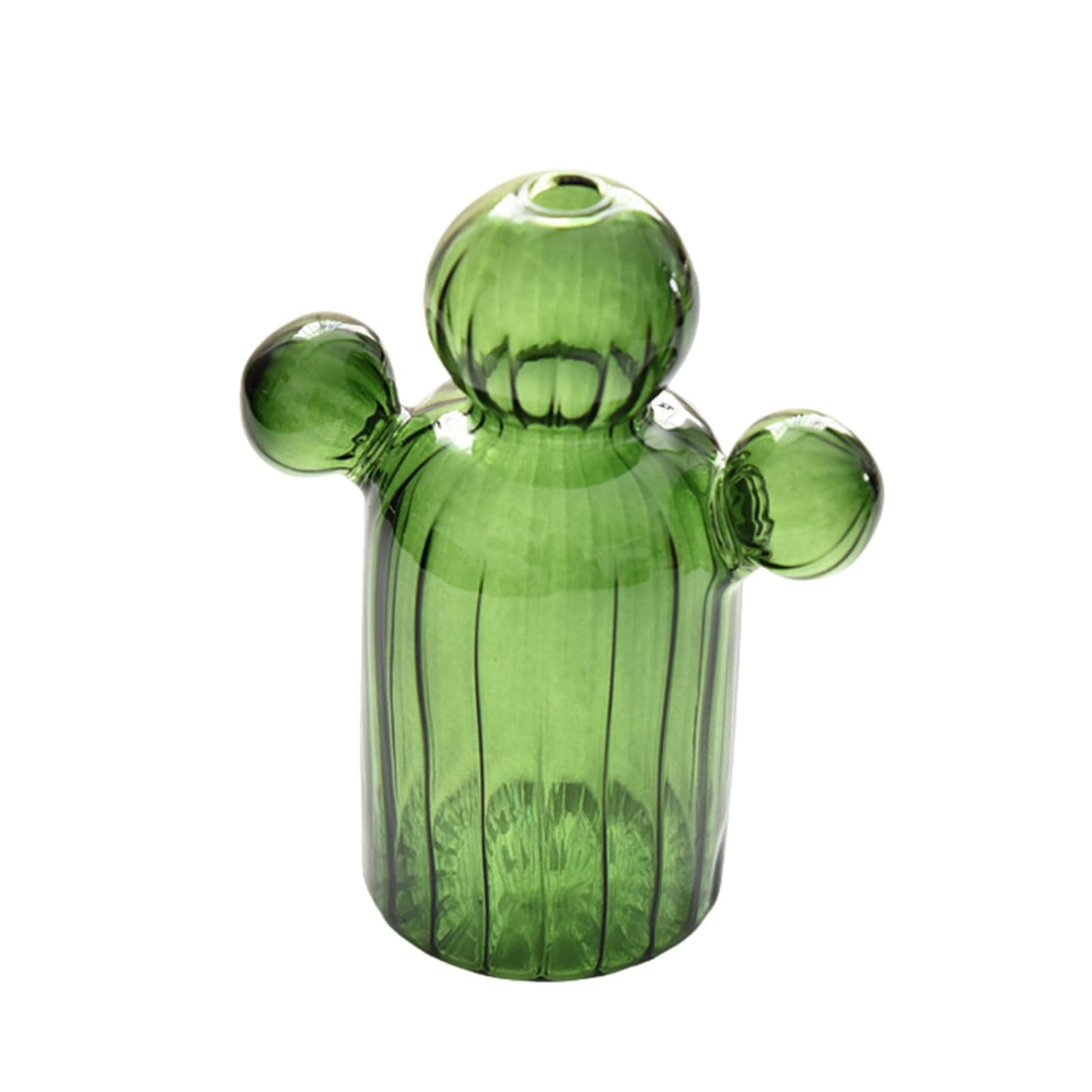 Cactus Glass Vase Hydroponics Plant Flowerpots Livingrooms Decorations Pen Bottle Flower Arrangement Home Decors Flower Vase