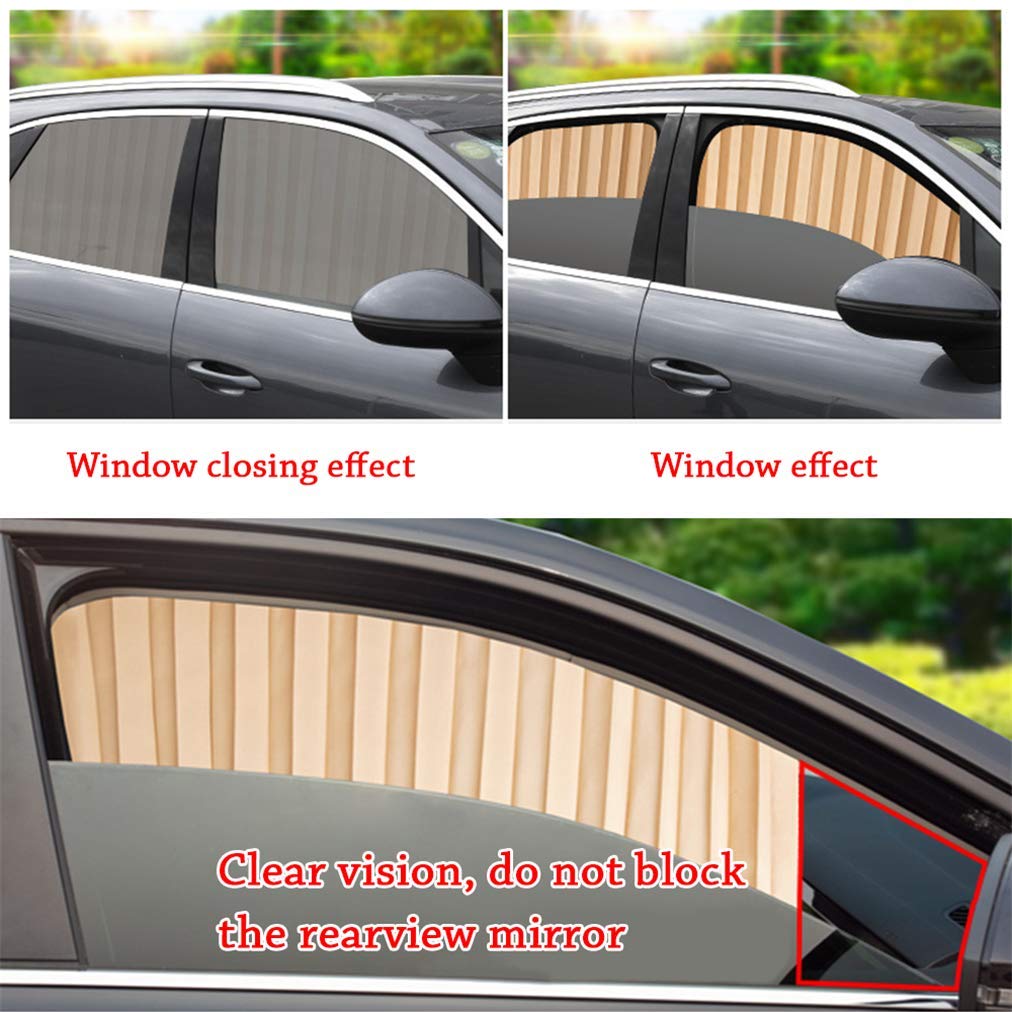 Amazon | リアウインドウ 自動車用汎用サイドウィンドウサンシェード