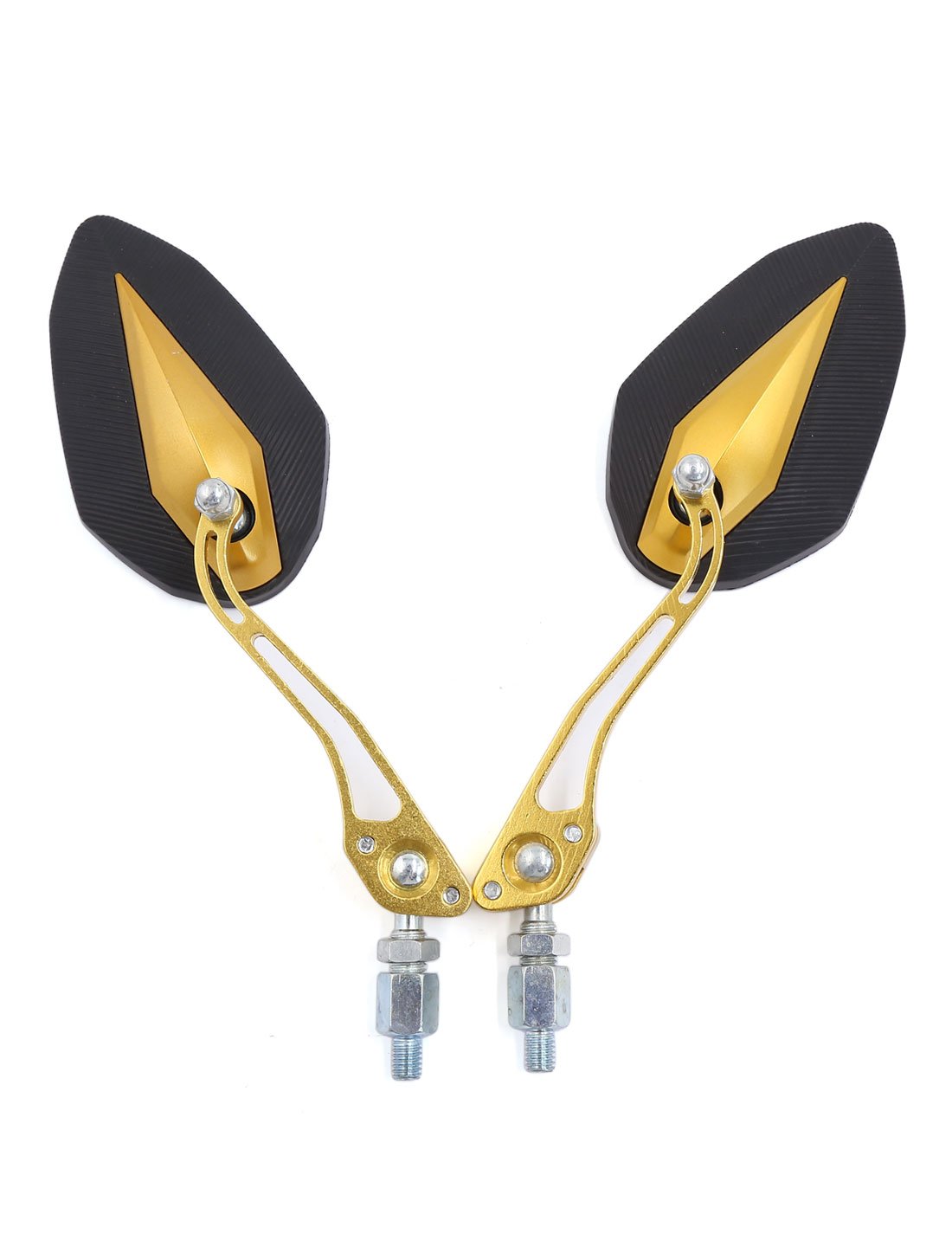 Amazon | uxcell オートバイバックミラー サイドミラー 補助ミラー