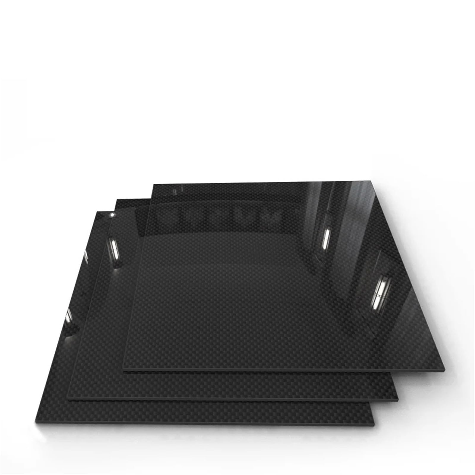 1pcs 300x165MM 3K Carbon Fiber Board Panel Sheet Thickness 0.5mm 1mm 1.5mm 2mm 2.5mm 3mm 4mm 5mm Suitable for RC Model 3k Carbon Fiber(5.0mm Twill Glossy)