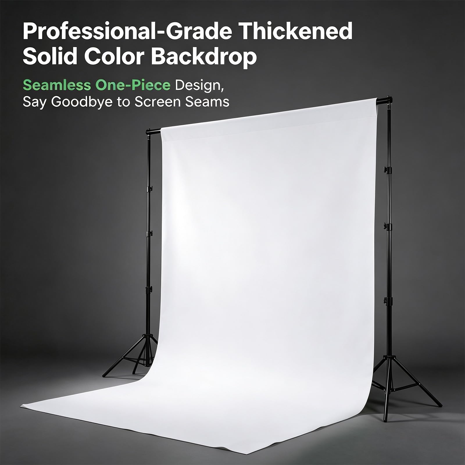 Tło na ścianę fotograficzną, 2 x 3 m, białe tło fotograficzne, białe tło fotograficzne, białe tło do fotografii, białe płótno, tło do studia fotograficznego, sesji zdjęciowej, wideo, fotografii mody