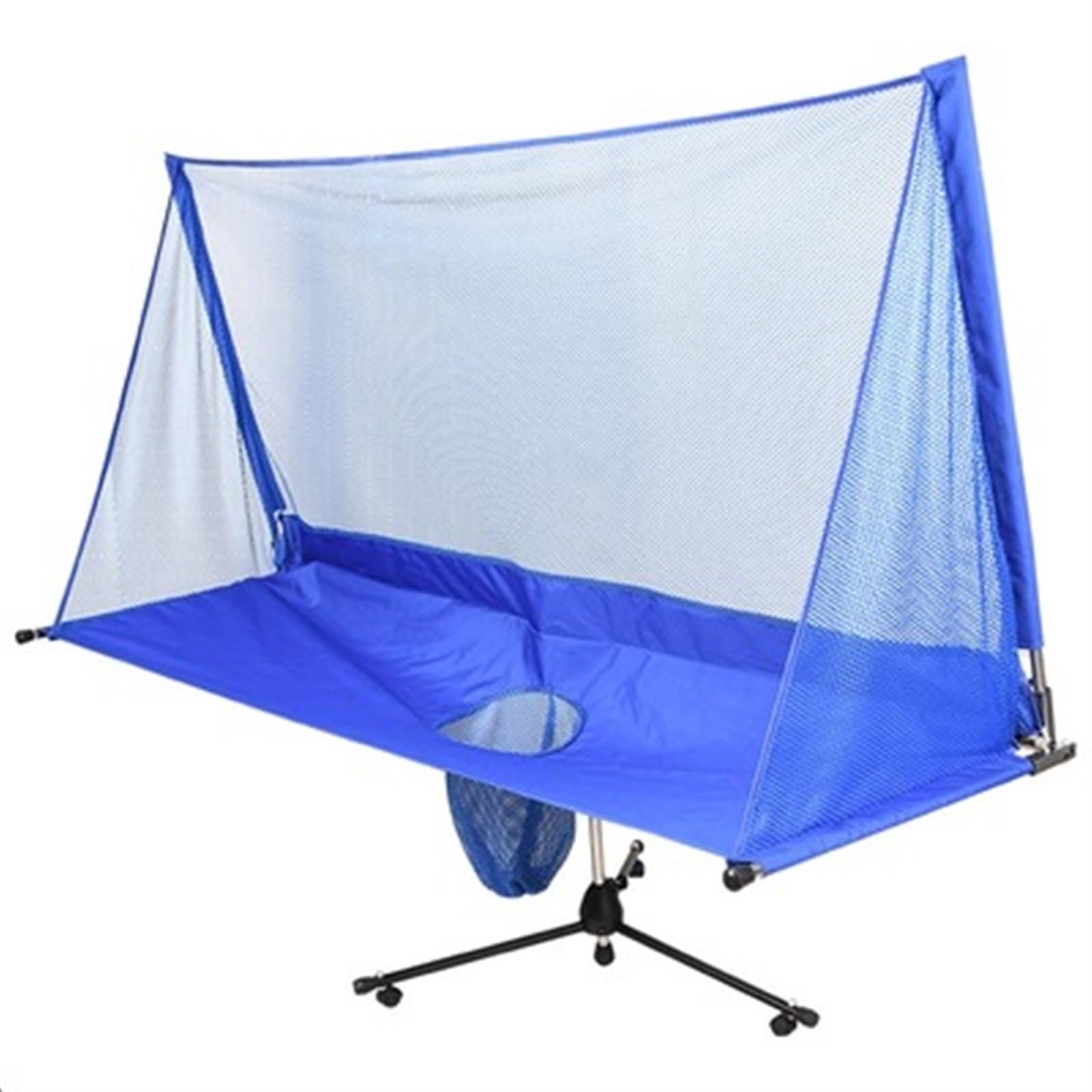 Ballfangnetz für Tischtennisbälle, tragbares großes Tischtennis-Übungsnetz mit Rädern, Ballfangnetz für Tischtennisroboter, geeignet für Vereine (148x135 cm).