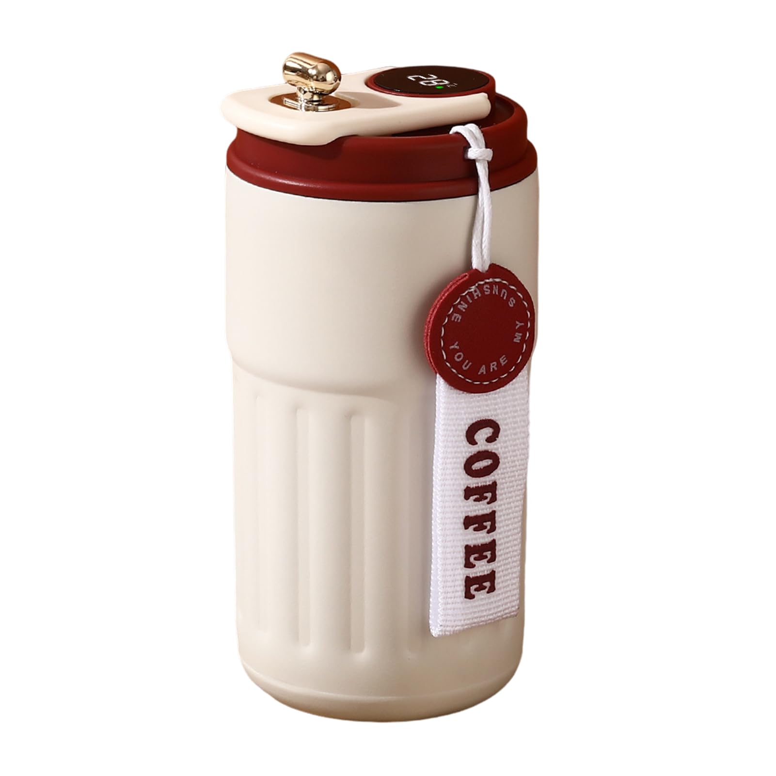 Worparsen Coffee Flask with LED Touch Screen Temperature Display