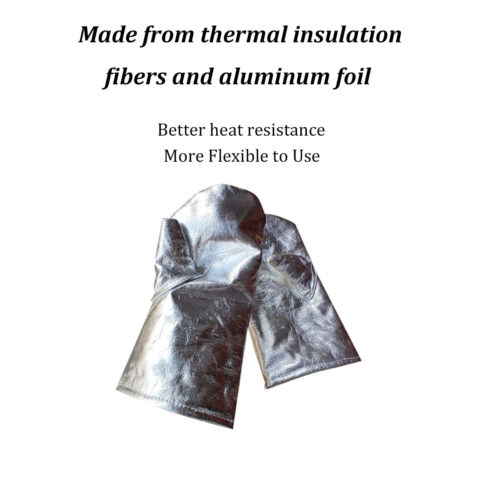 Traje de protección contra radiación térmica: Ropa Resistente al Calor con Revestimiento de Aluminio para Operaciones químicas, de extinción de Incendios y de Rescate.