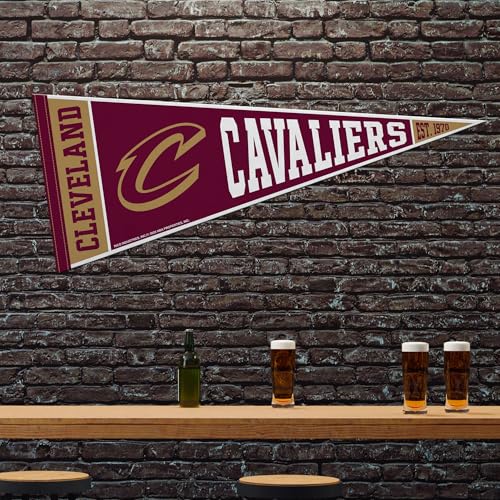 Image of Rico Industries NBA Basketball 12 inch x 30 inch Felt Wall Decor Pennant - Great for Home /Bed Room /Man Cave Decor