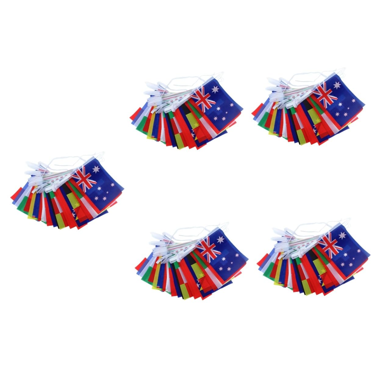 Cabilock 10 Set Bandiera Stringa Bandiera Bandiere Di Paesi Bandiere Di Calcio Dell'euro Tavolo Internazionale Stamina Di Del Mondo Banner Paese Panno in Poliestere