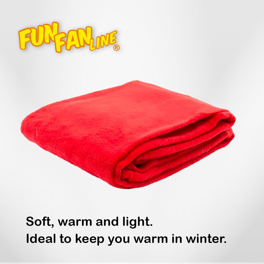 FUN FAN LINE, Red, 130x160cm - Image 3