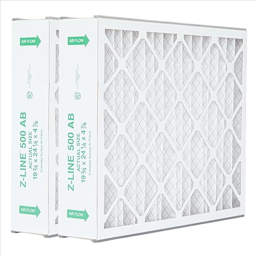 Glasfloss ZL 20x25x5 MERV 10 Filtro de aire de repuesto para Trion Air Bear. Paquete de 2. Tamaño exacto 24-14 x 19-34 x 4-78