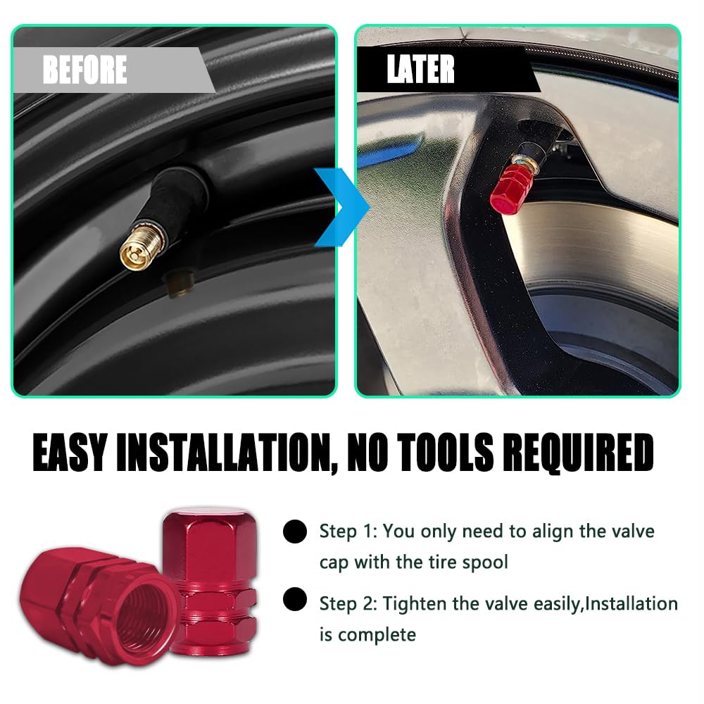 4Pcs Car Tire Valve Stem Caps - Product View