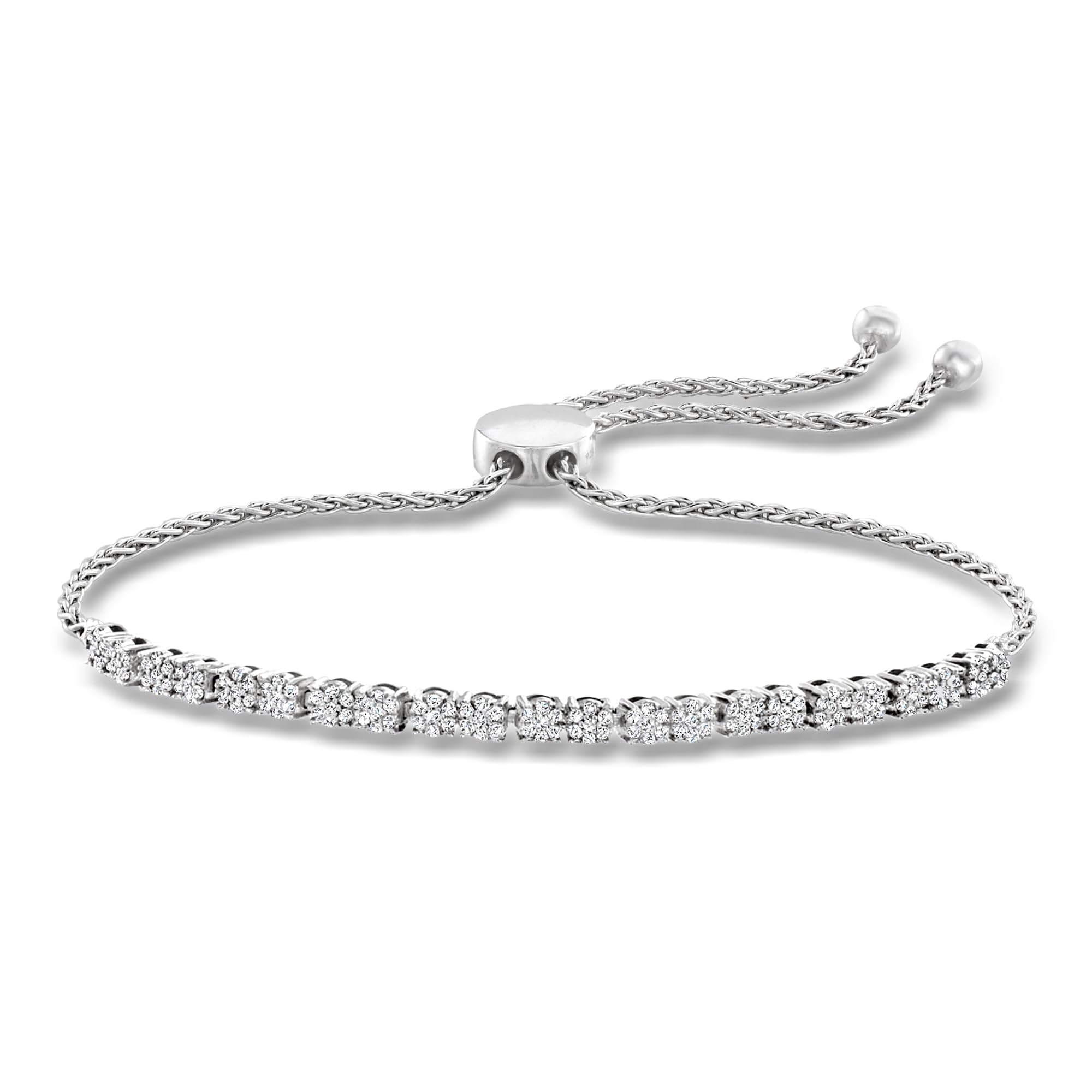 Ross-Simons Cluster Bolo Bracelet