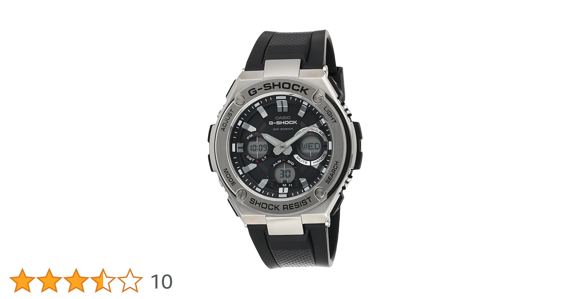Amazon.co.jp: カシオ腕時計 ジーショックGスチール GST-S110-1A