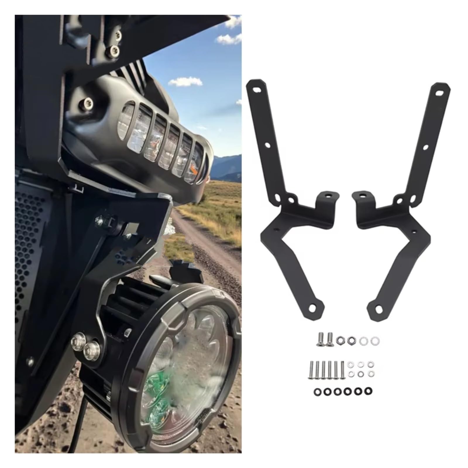 Soporte montaje horquilla Compatible Con Para R1300GS 2024 2025 2026 Luces Antiniebla Motocicleta Soportes Auxiliares Lámpara Conducción Accesorios Soporte Foco