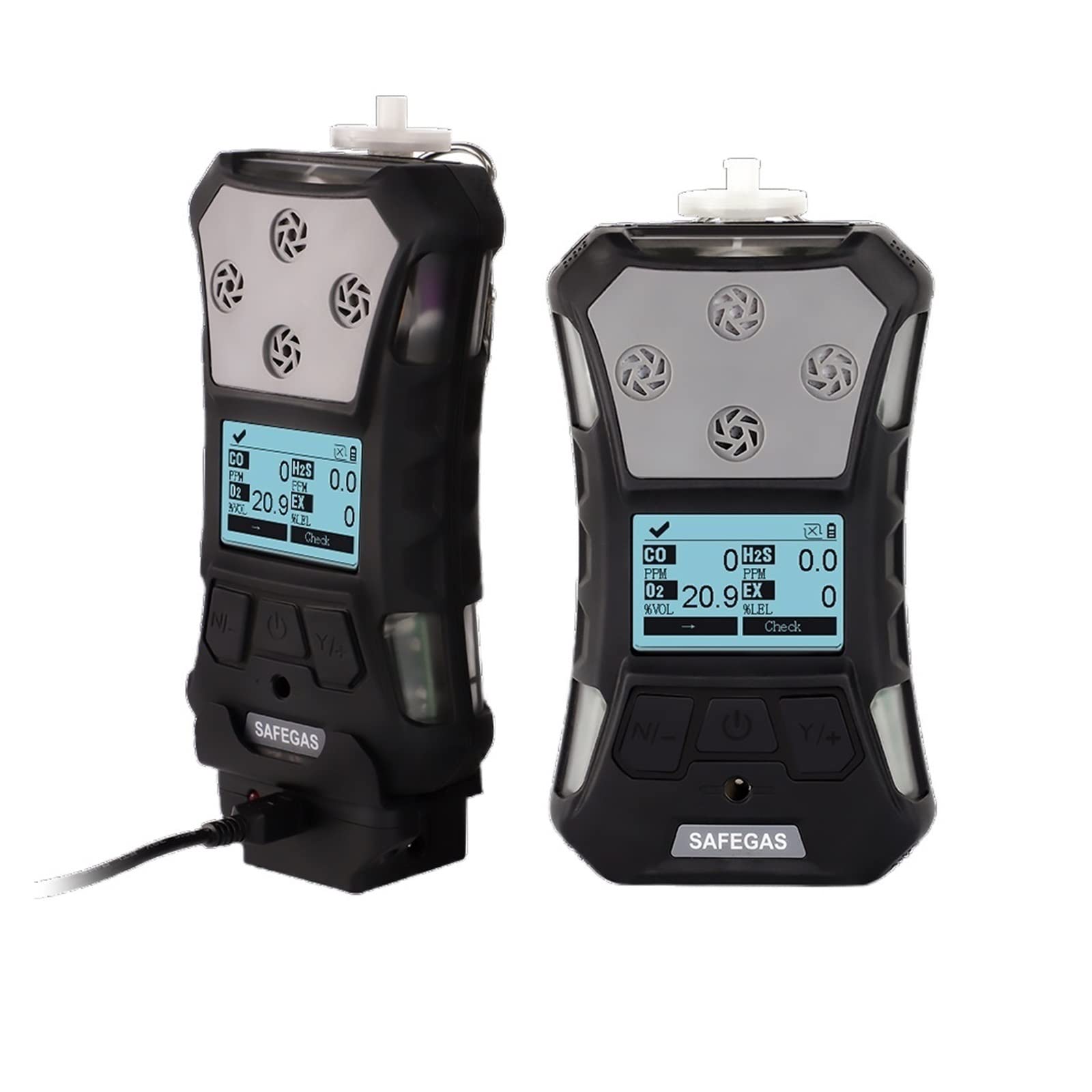Détecteur de gaz pompage 4 en 1 Multi-gaz CH4 CO LEL O2 Portable Tests précis