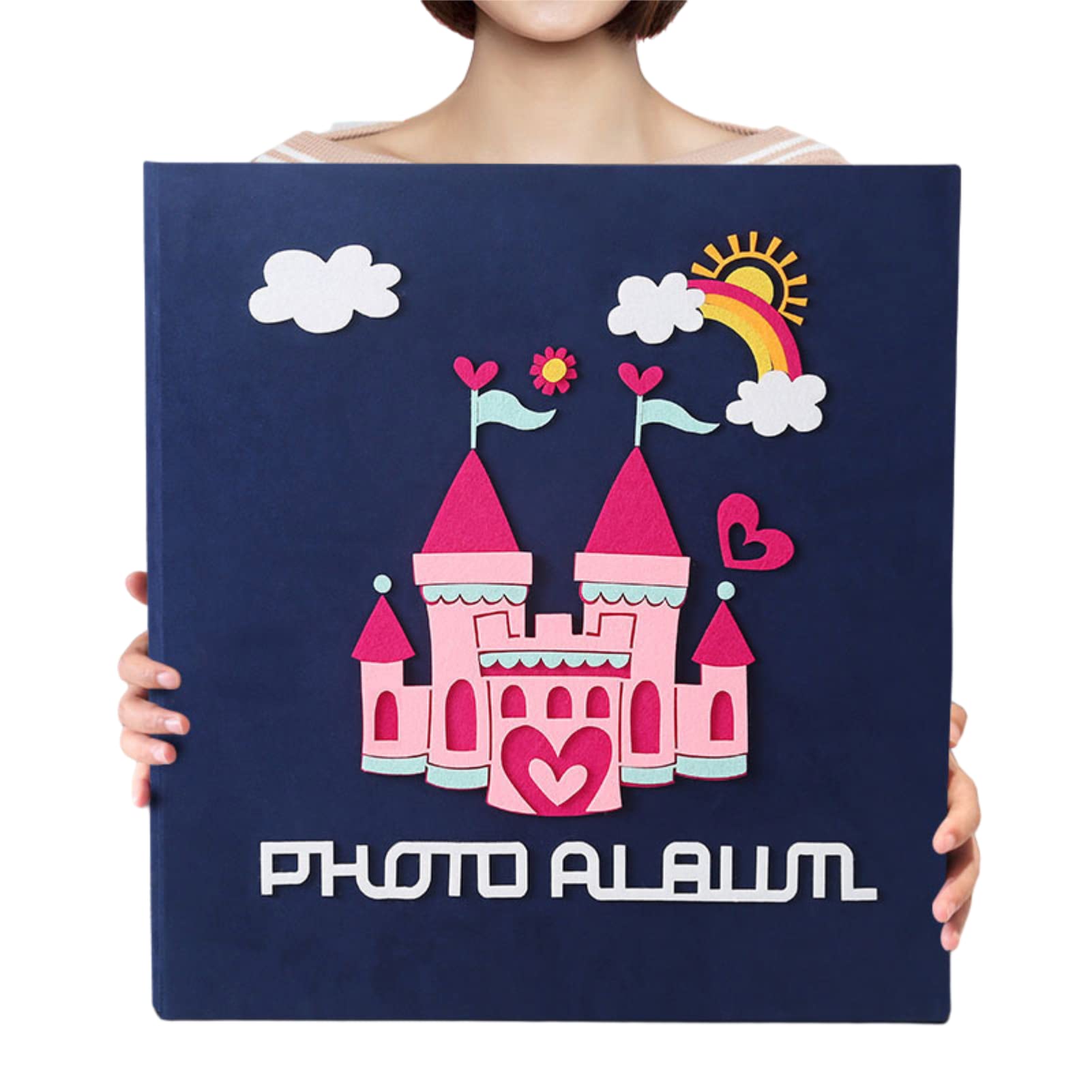 LANGZDHE Álbum Infantil intersticial, álbumes de Fotos de Gran Capacidad de 5 Pulgadas 300, álbumes de Bodas, álbumes conmemorativos de la Escuela Primaria para niños.