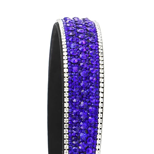 Miniatura 6 de YISSION 2 diademas de diamantes de imitación para mujer, diadema de cristal con purpurina para niñas, hermosos accesorios para el cabello para