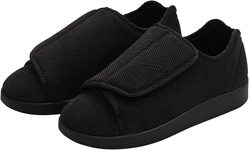 Silvert's Adaptive Clothing & Footwear Silverts Women's Extra Wide Adjustable Slippers Easy Closure Diabetic House Shoes Non Slip Comfort