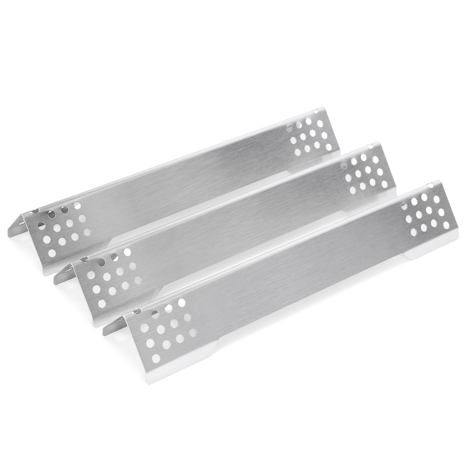 GFTIME Lot 3 Cache-Brûleurs Acier Inox 40,2 Cm - Compatible Rösle Videro G2/G3/G4/G6, Sansibar - Pièces BBQ Robustes