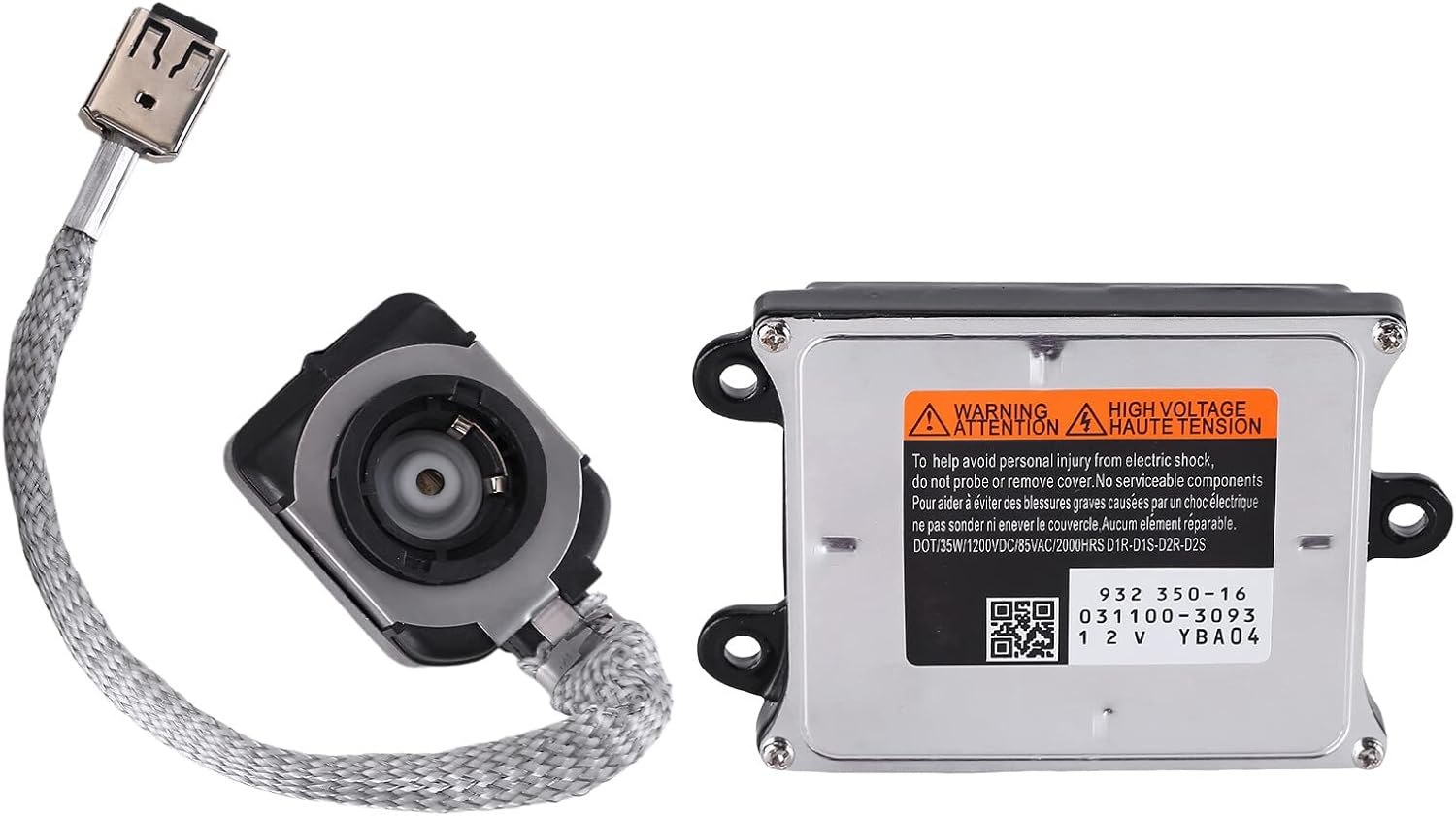 22785848 Xenon Headlight Ballast Control Unit Compatible with 2010-2016 Cadillac SRX HID Xenon Headlight Ballast Control Unit with Igniter D1R D1S D2R D2S Replace 031100-3093 25906888