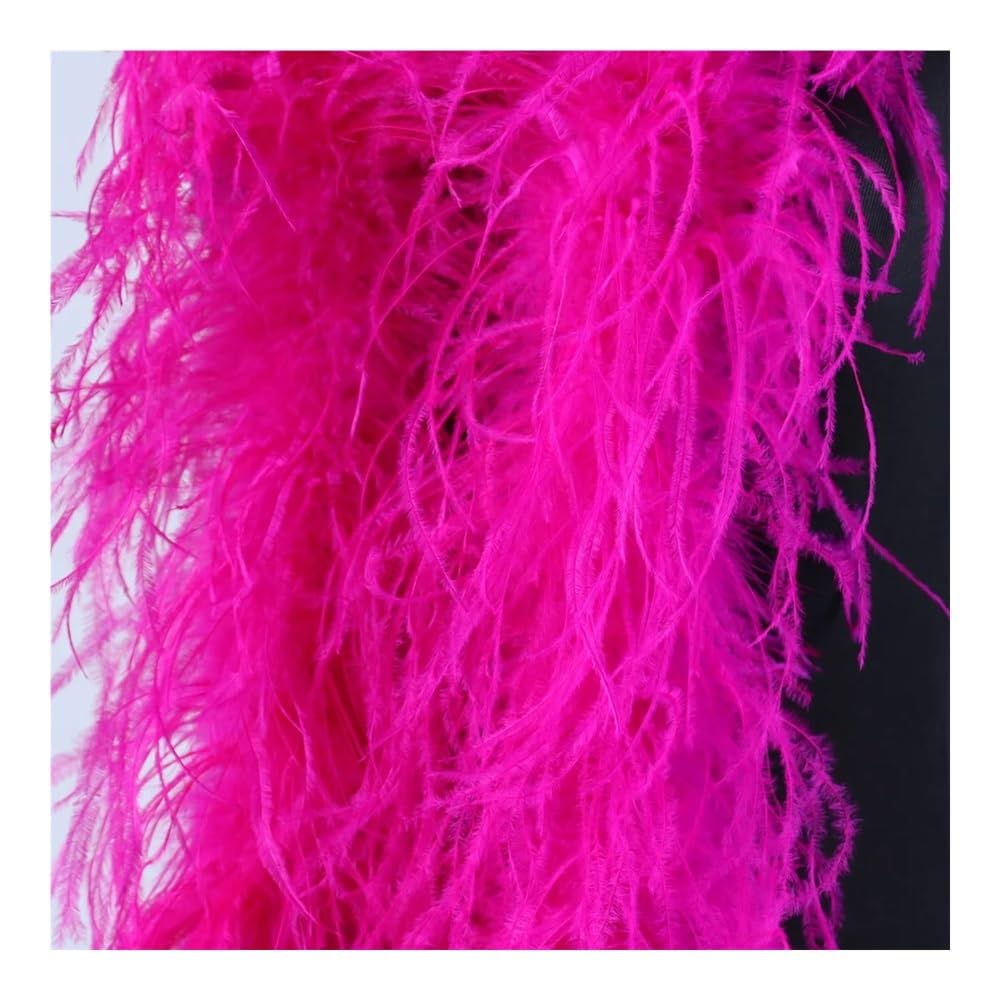 Boa en plumes d'autruche 20 plis : le volume parfait pour robe de mariée