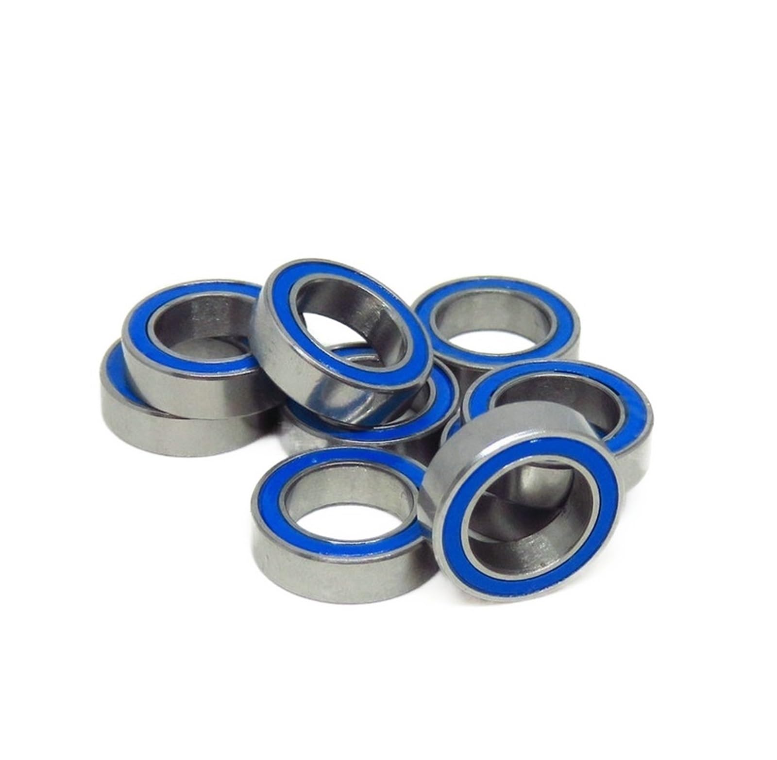 HYUJNAFZR Bimetal Seal Shield Micro deep Groove Bearing 10pcs MR115-2RS 5x11x4mm ABEC-3 Miniature Ball Bearings Blue Sealed Bearing