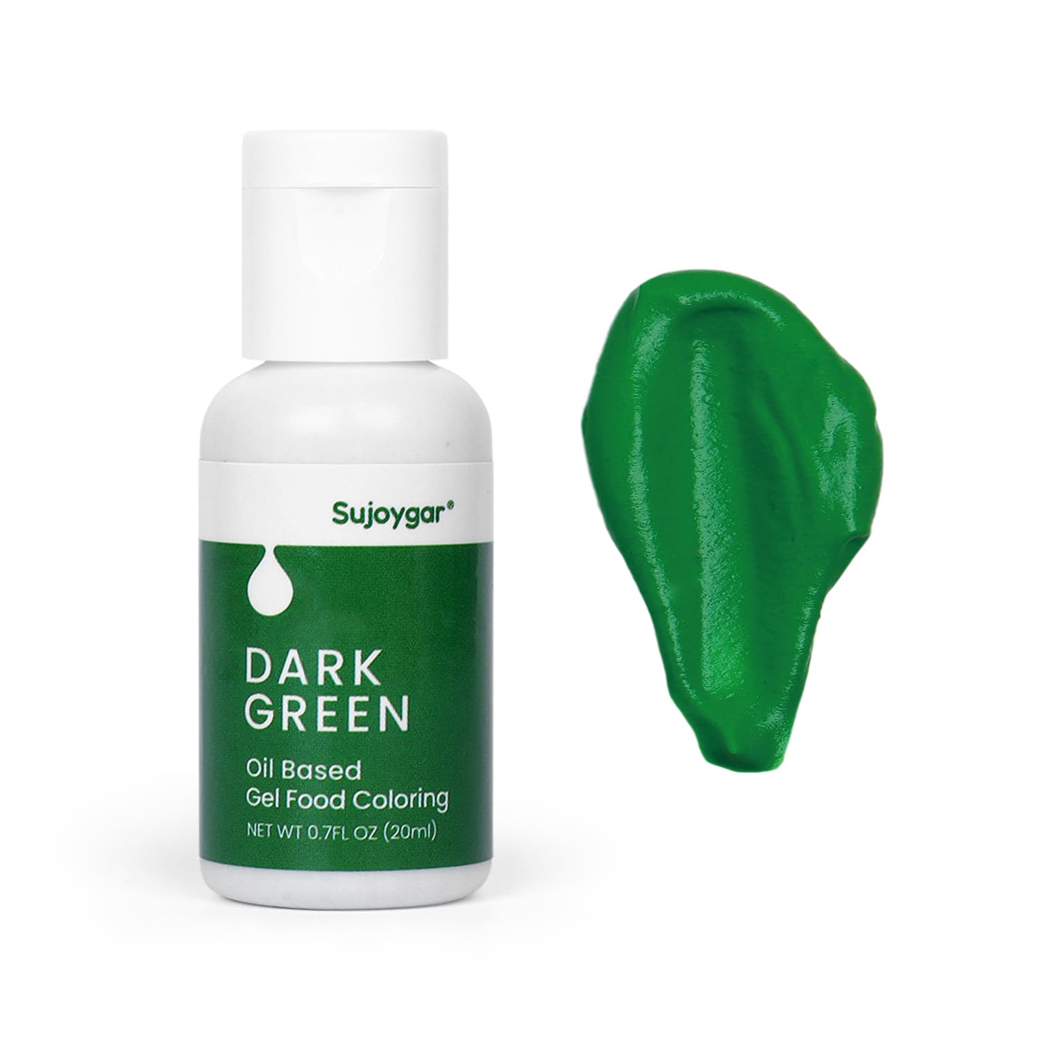 Oil Based Food Coloring For Chocolate, Dark Green, Food Grade 20ml, Edible Oil Food Dye For Baking, Cupcake & Fondant, Icing