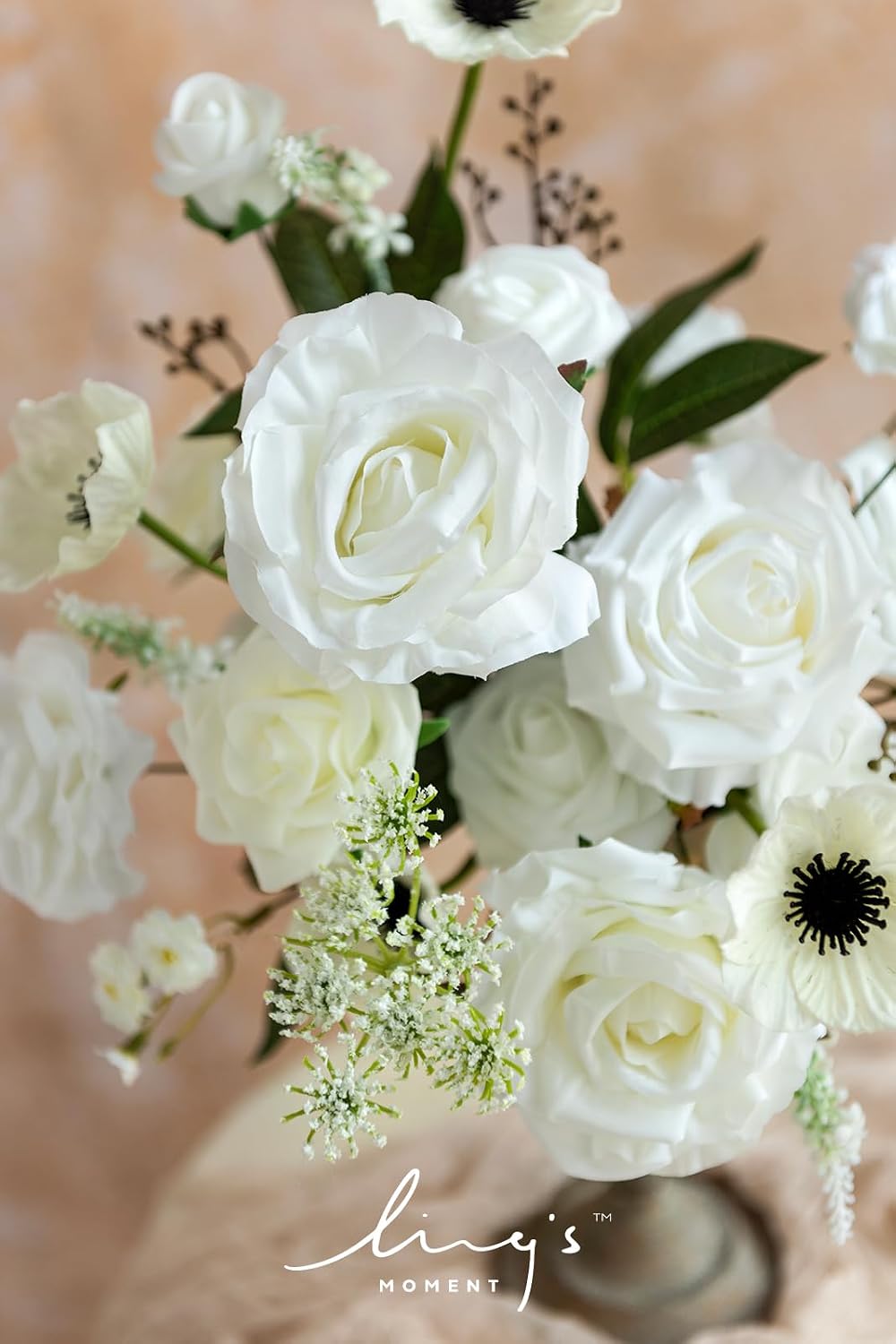 Ling's Moment 5 Pack DIY Flower Package in Green & White Glow