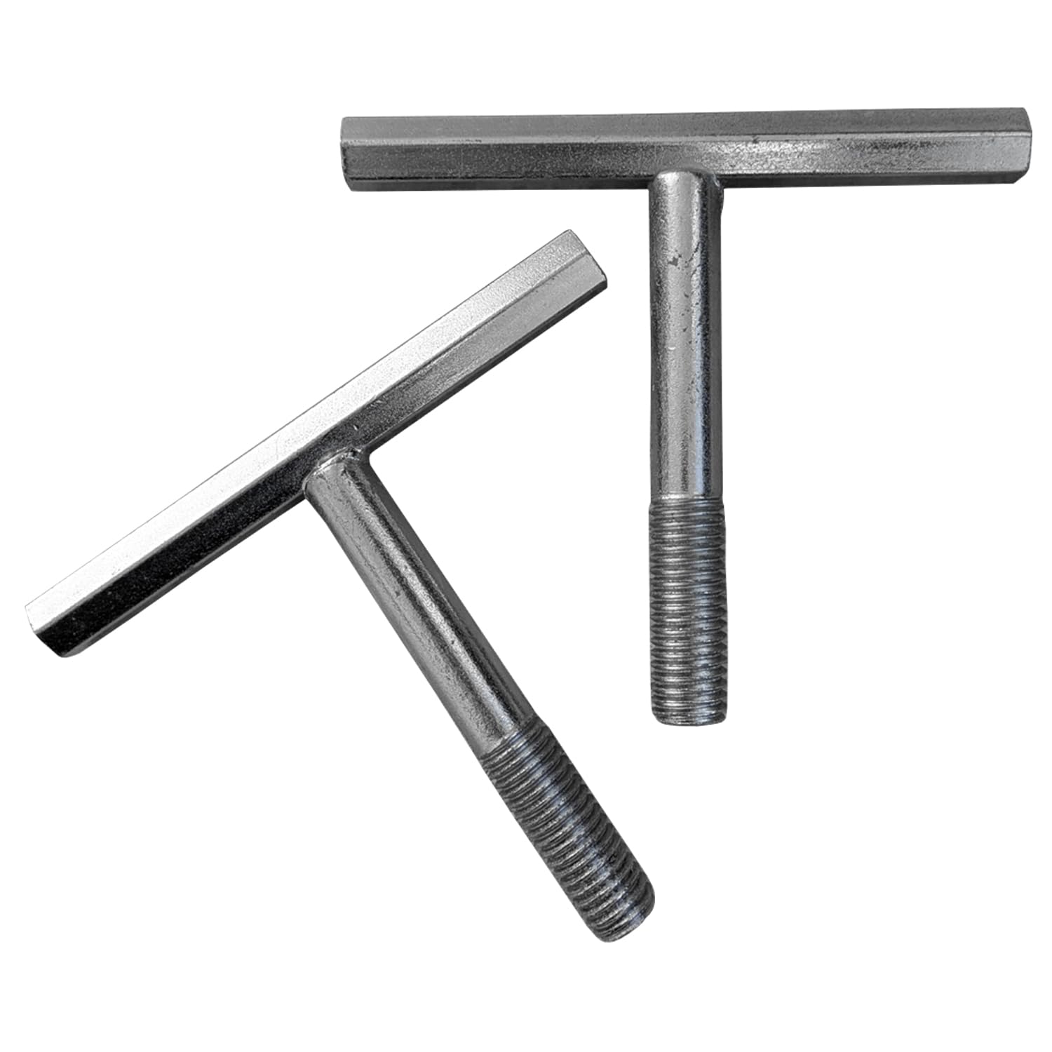 Alusthetic Silver Aluminium Manhole Cover Lifting Keys - M12 Thread Replacement Spare Recessed Cover Lifters