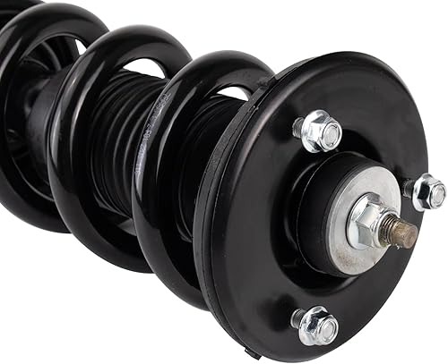 Miniatura 567 de TRQ Kit de suspensión delantera, conjunto de amortiguadores y resortes, barra estabilizadora, enlace estabilizador compatible con Chevrolet