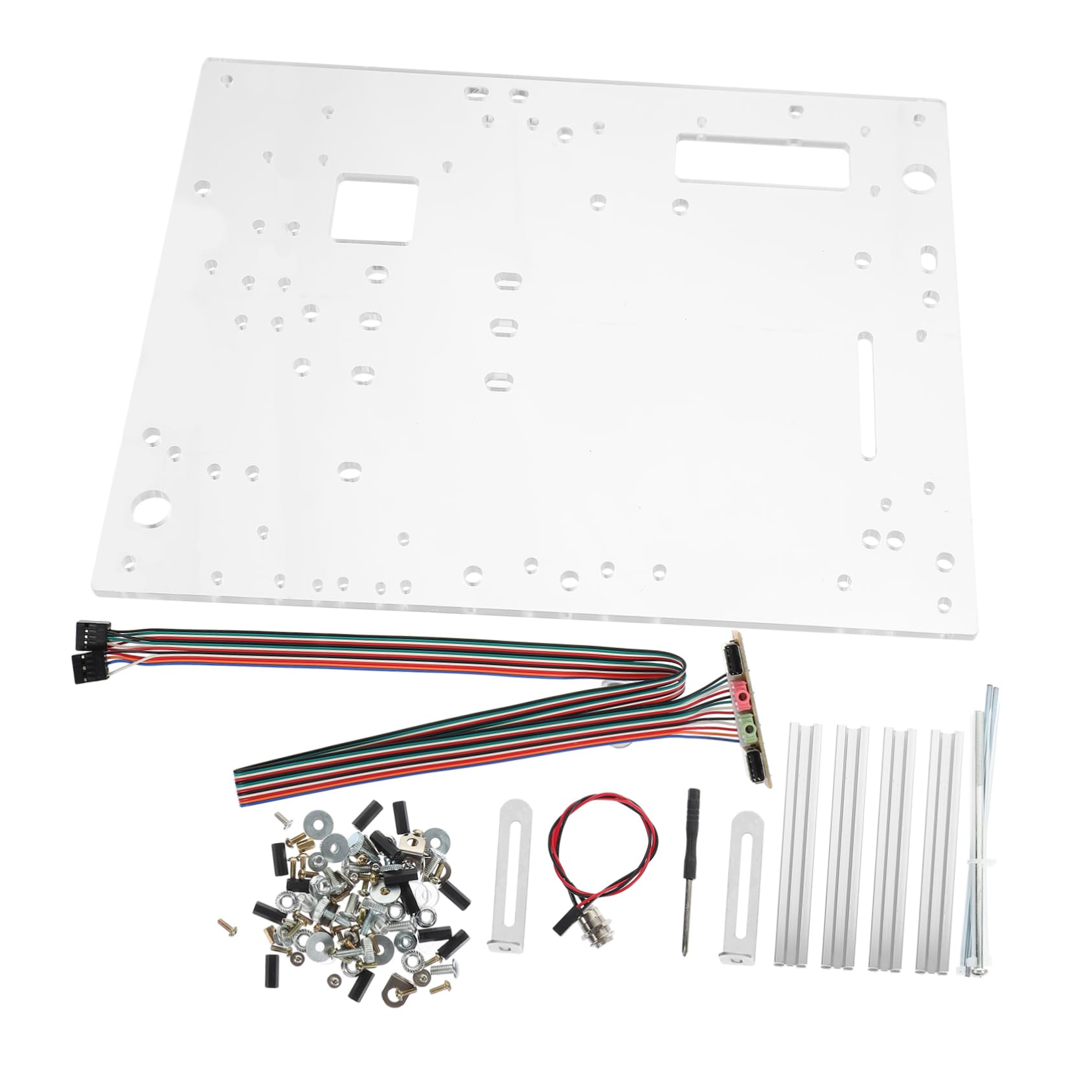 Holibanna 1set Case Pc Per Test e Assemblaggio Per Schede Ottimizzato Per Raffreddamento e Accessibilità