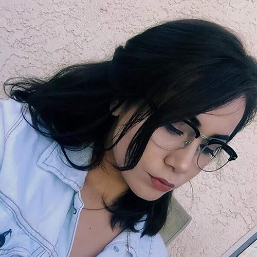 Miniatura 7 de Outray gafas con lentes transparentes de cuerno lustrado medio marco clásicos retro vintage