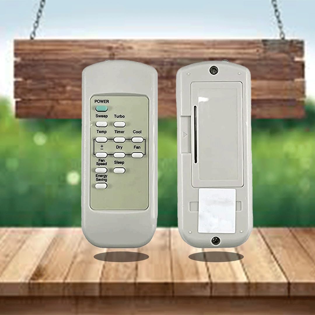 Replacement Remote Control Compatible with Carrier AC | Universal Remote for Split & Window Air Conditioners | White Plastic 1