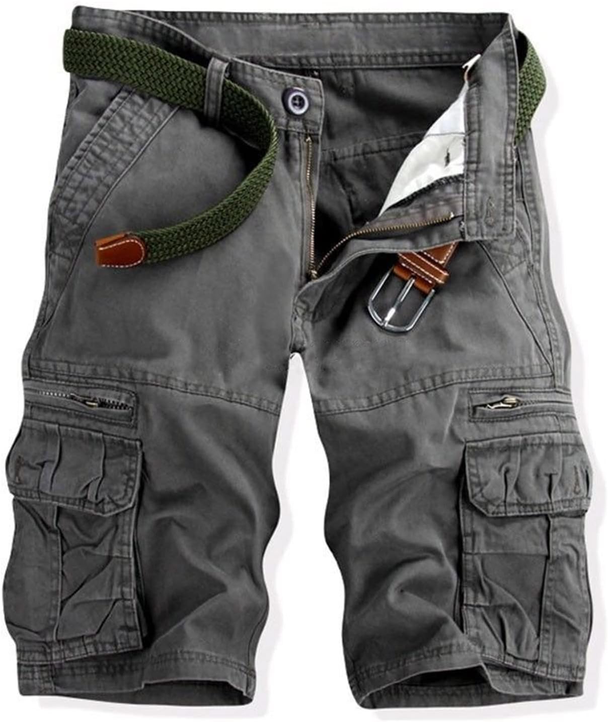 utcocoMen's Cargo Short Relaxed Fit Multi-Pocket Cotton Cargo Shorts for Men