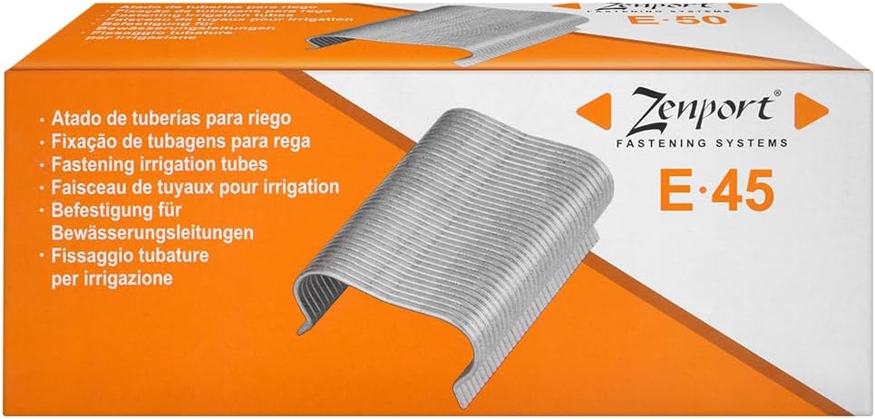 Zenport AE45 Fastening Staples, Box of 600, Silver - 3 Pack