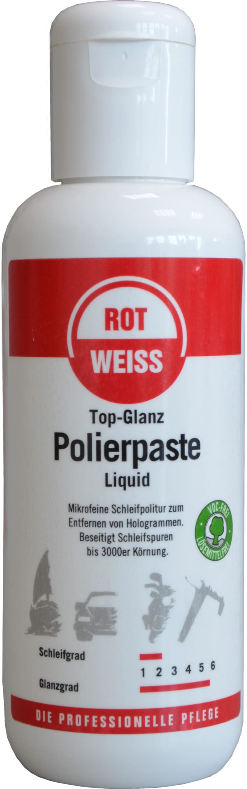 ROTWEISS 1552 Top-Glanz Polierpaste liquid 250 ml