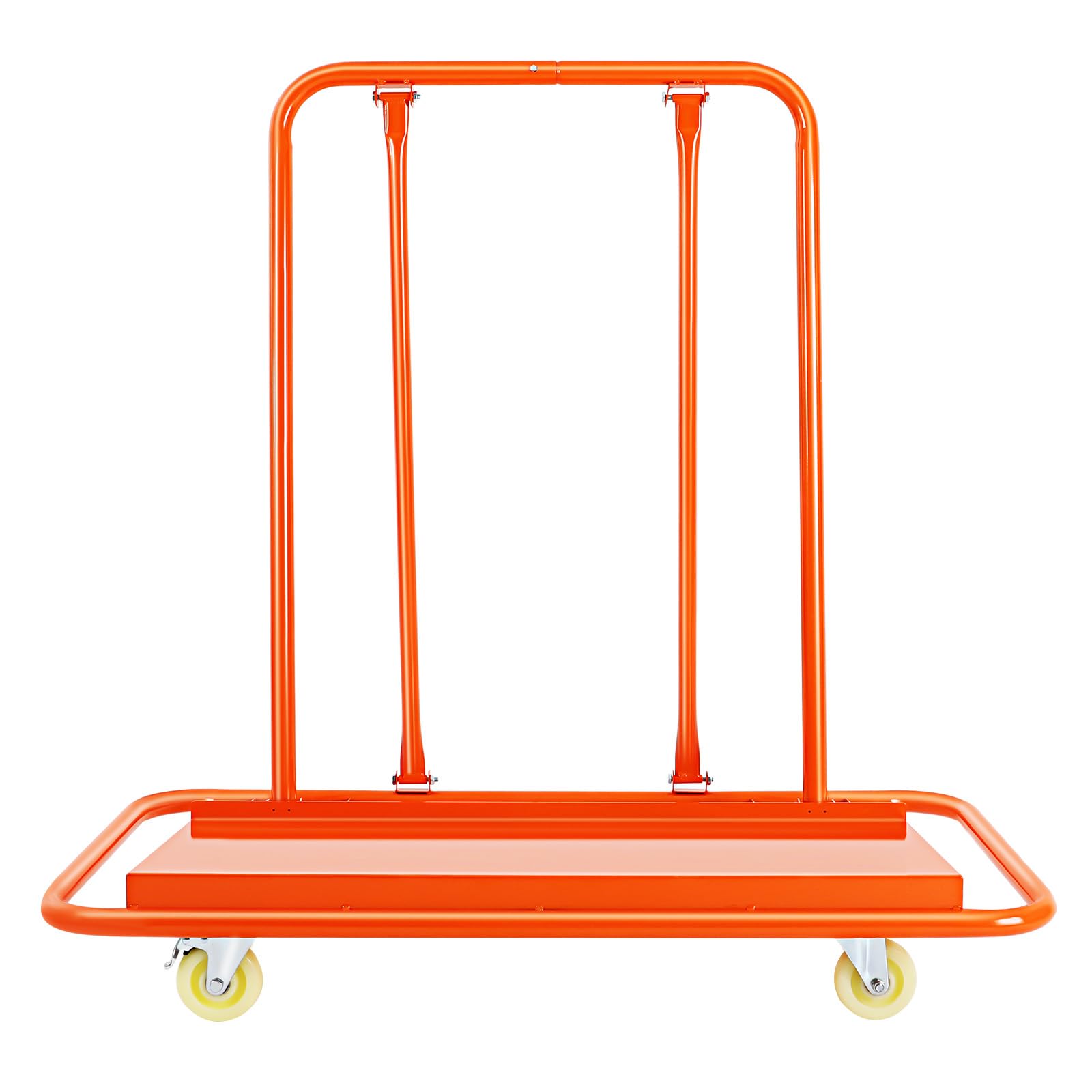 Heavy-Duty 2200lbs Plasterboard Trolley Drywall Cart with 4 Universal Wheels 117x58x119cm Panel Dolly for Easy Handling of Wall Panels Sheetrock & Lumber