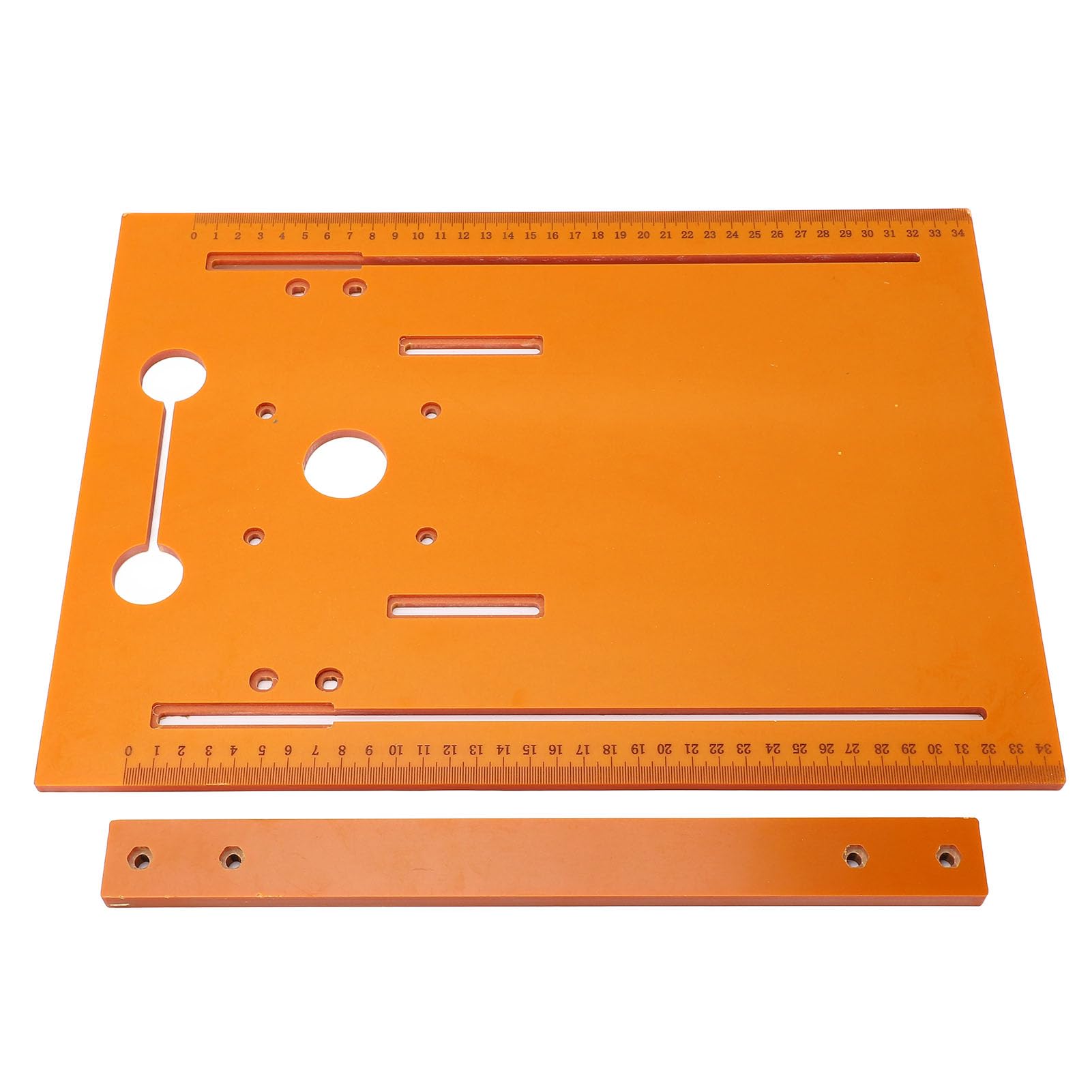 Plaque de base de la machine de découpe Poinçon durable de haute précision Machine de fraige de poche Plaque de guidage pour le travail du bois Spécial fabriqué à partir de