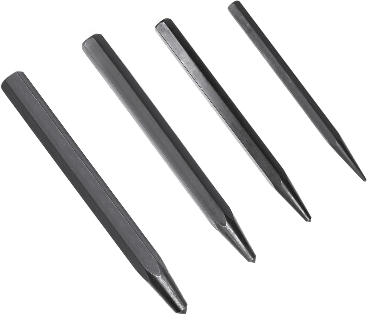 62215 Center Punch Kit, 4-Piece center punch tool set for metal