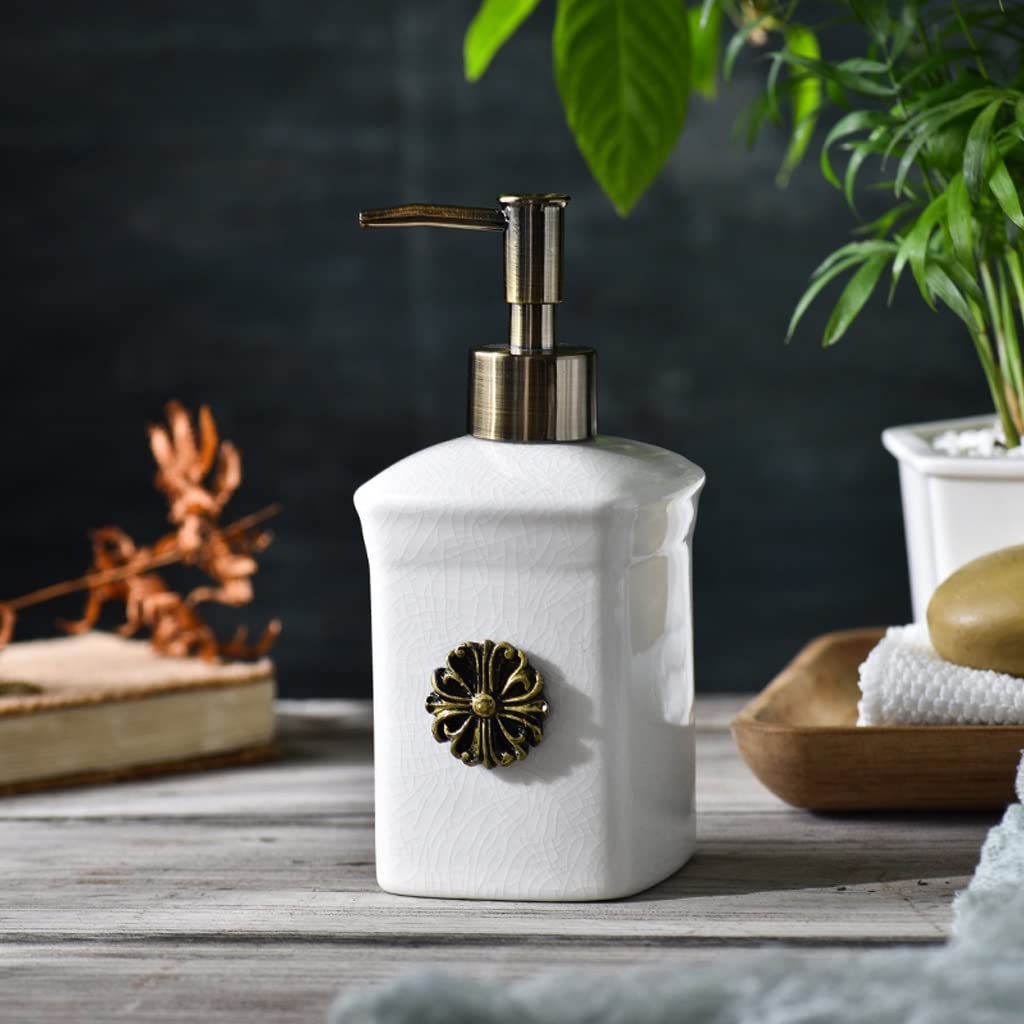 Dozownik płynu naciśnij butelkę mydła łazienka butelka dozująca płyn balsam kuchnia blat ceramiczny dozownik mydła zlew kuchnia pompa mydła (45 ml) dozownik mydła w płynie do kuchni